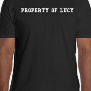 “Property of Lucy” T-shirt (Black)